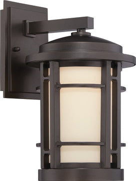 15"H Barrister  LED Outdoor Burnished