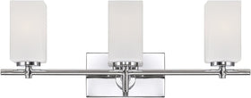 24"W Dakota 3-Light Bath Vanity Chrome