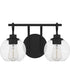 Winston Medium 2-light Bath Light Matte Black