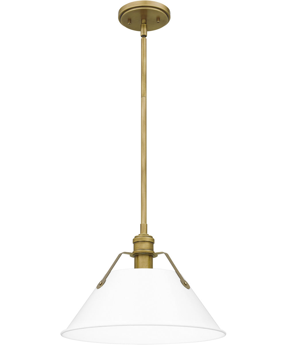 Jessup Small 1-light Mini Pendant Weathered Brass