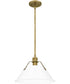 Jessup Small 1-light Mini Pendant Weathered Brass