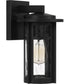 Uma Medium 1-light Outdoor Wall Light Matte Black