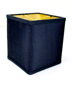 6"W x 7"H Rectangular Drum Lampshade Black