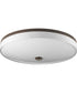 Weaver LED 3-Light LED 22" Flush Mount Antique Bronze