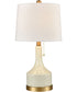 Small but Strong Table Lamp Jade White Glass/Matte Brushed Gold