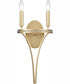 Noura 20'' High 2-Light Sconce - Champagne Gold