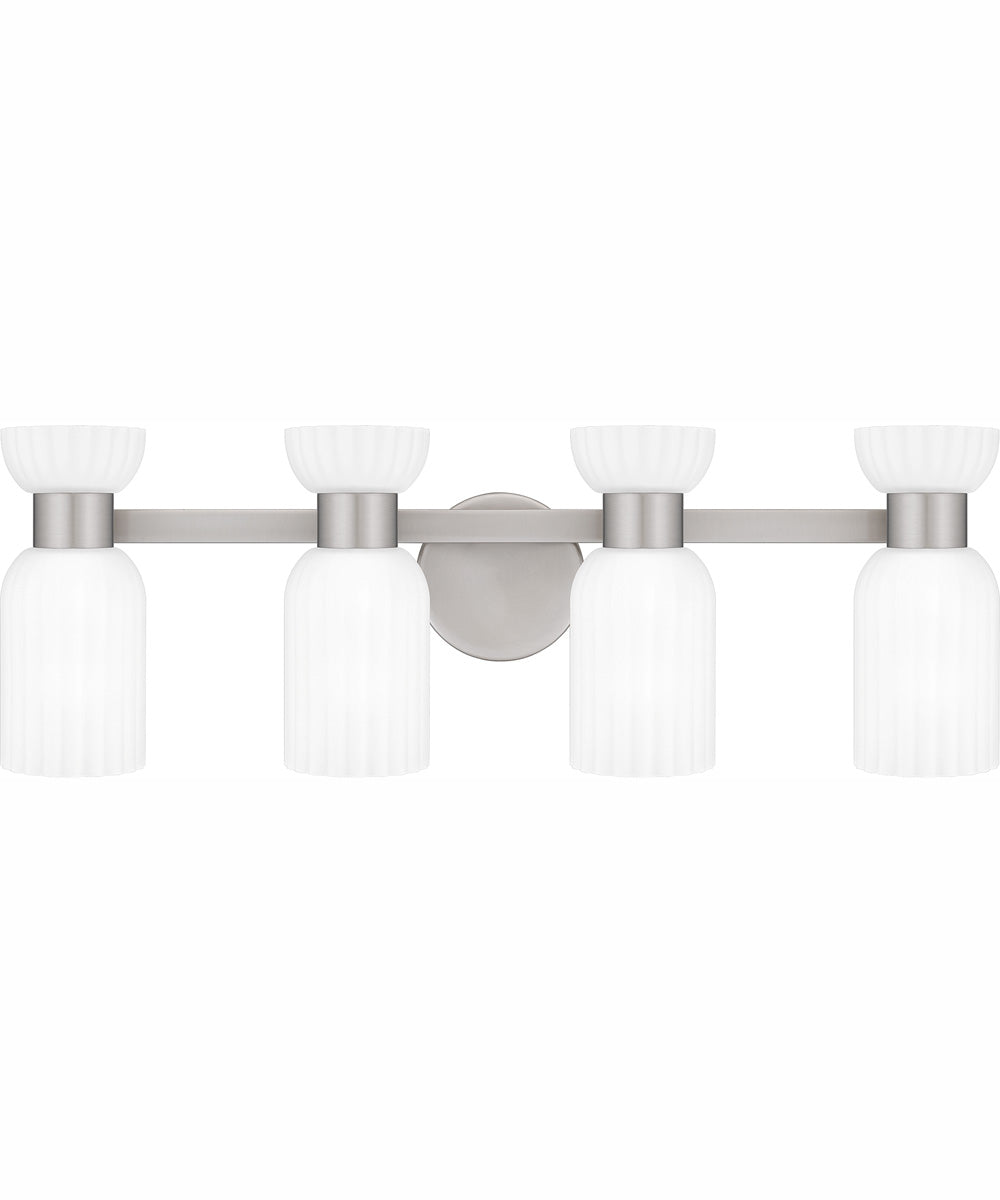 Rembrandt Extra Large 4-light Bath Light Brushed Nickel