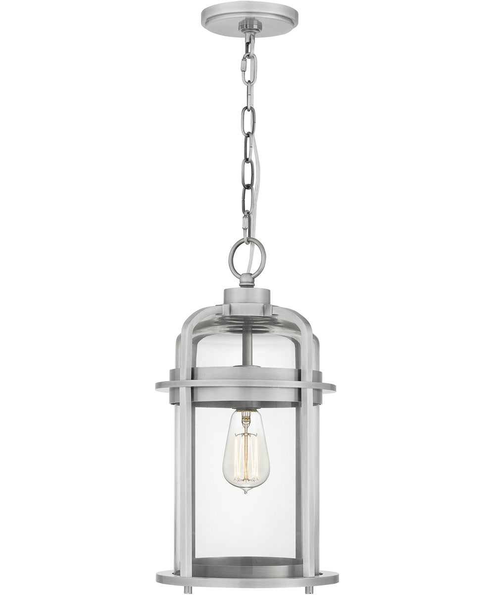 Carrington Large 1-light Outdoor Pendant Light Industrial Aluminum