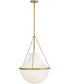 Collins 1-Light Large Pendant in Heritage Brass