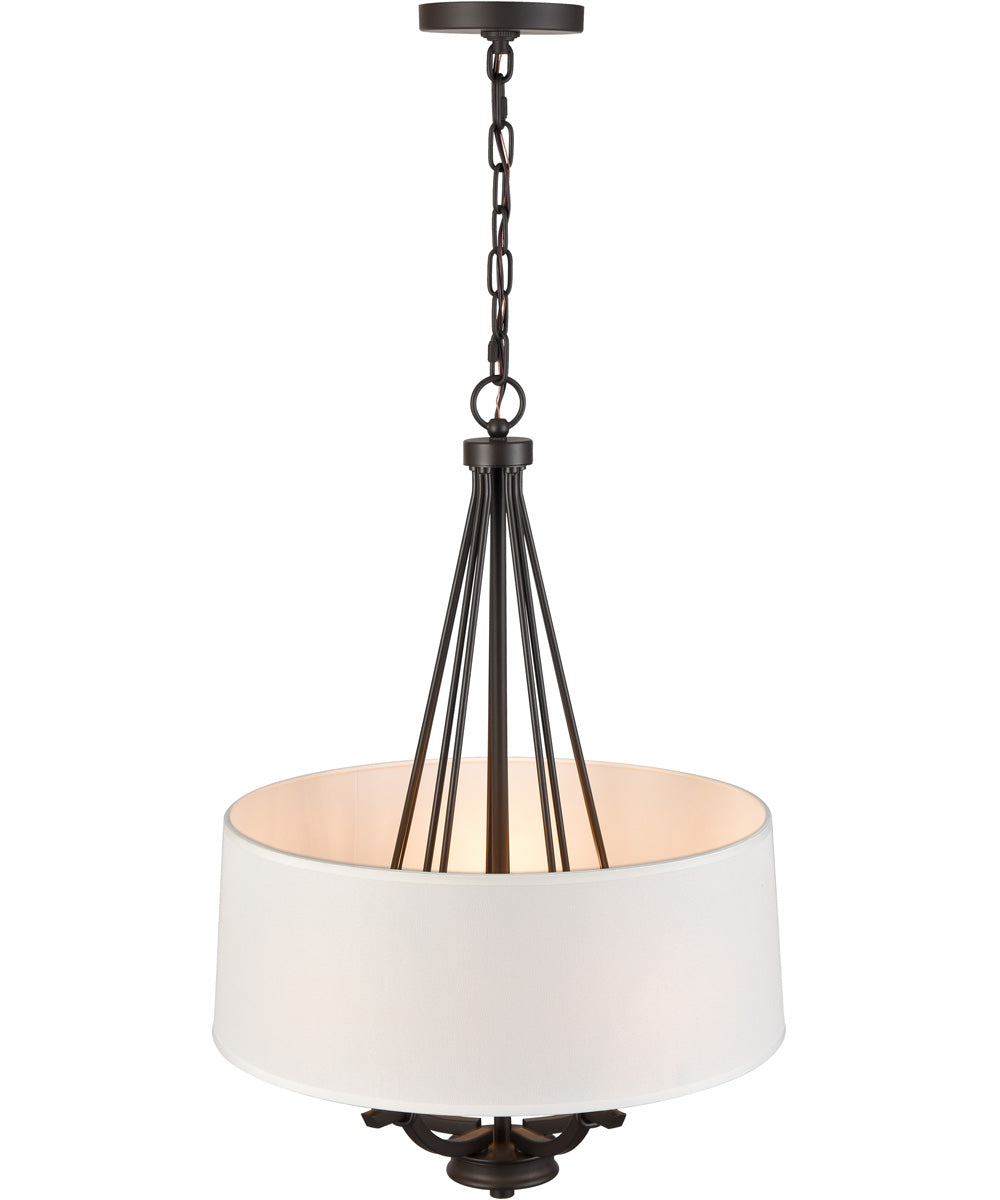 Robinson 18'' Wide 5-Light Pendant - Matte Black