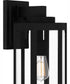 Mesnick Large 1-light Outdoor Wall Light Matte Black