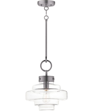 Harbor 1-Light Pendant Satin Nickel