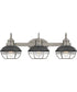 Sandpiper Large 3-light Bath Light Antique Polished Nickel