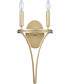 Noura 20'' High 2-Light Sconce - Champagne Gold