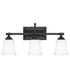 Nicholas Large 3-light Bath Light Earth Black