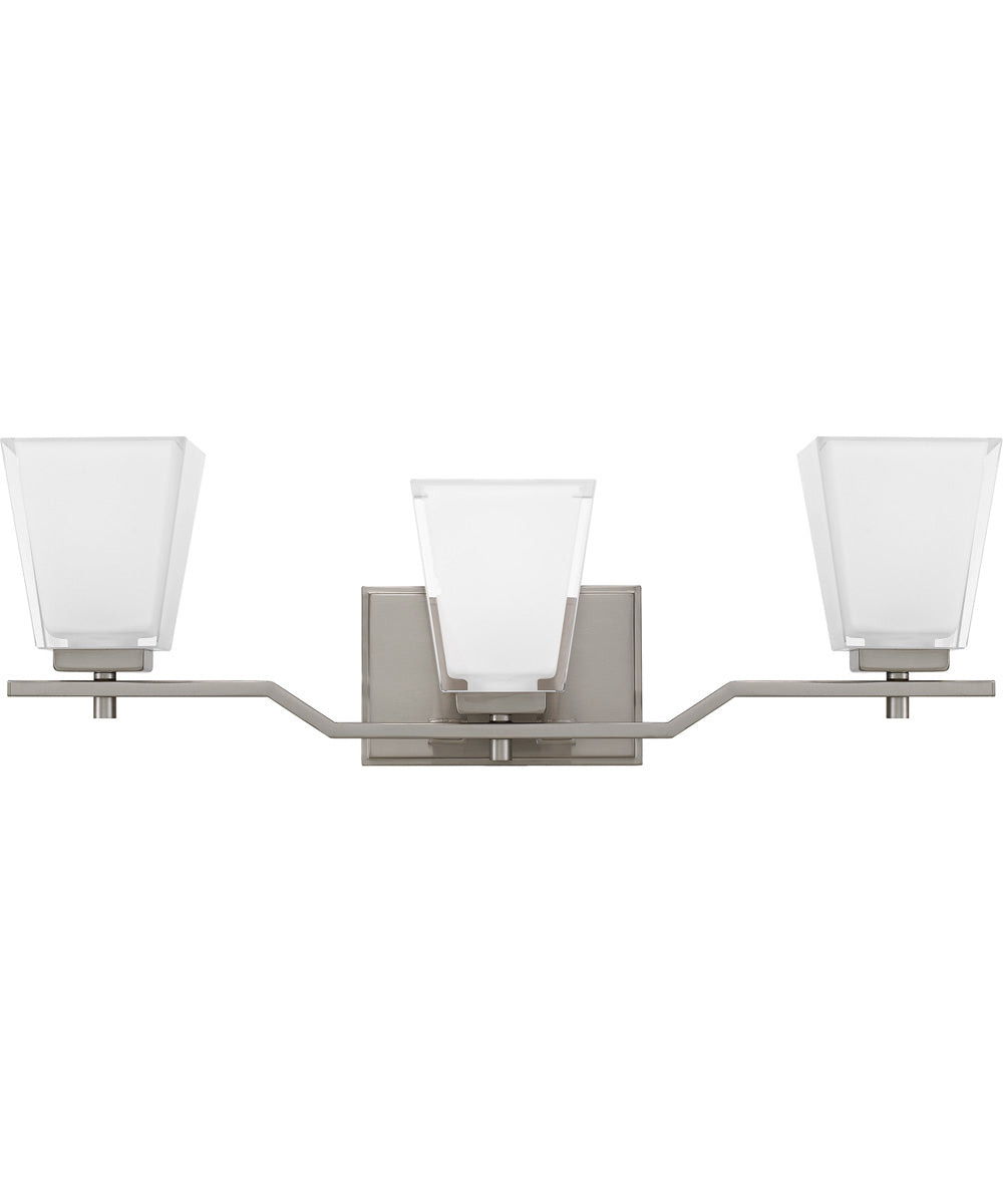 Myra Large 3-light Bath Light Brushed Nickel