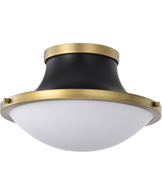 Lafayette 1-Light Close-to-Ceiling Matte Black