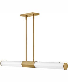 Facet LED-Light Medium LED Linear in Heritage Brass