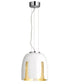 Madeira 1-Light  Pendant White/Gold