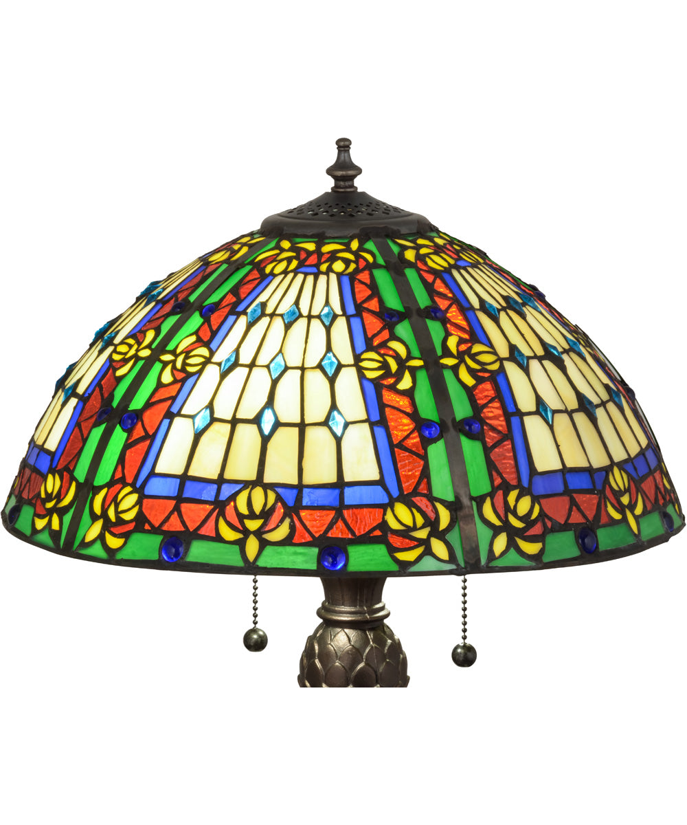 25"H Fleur-de-lis Table Lamp