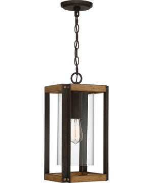 Marion Square Large 1-light Outdoor Pendant Light Rustic Black