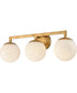 Gillian 24'' Wide 3-Light Vanity-Light - Natural Brass