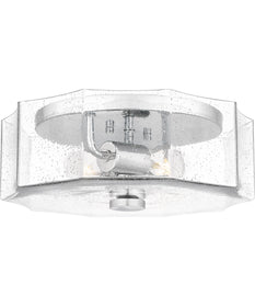 Quoizel Flush Mount Medium 2-light Flush Mount Polished Chrome