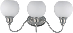 Ballord 3-Light Bath Vanity Satin Nickel