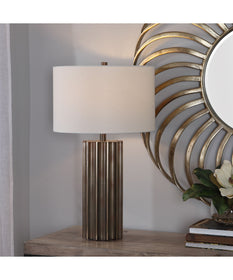 Khalio Gun Metal Table Lamp