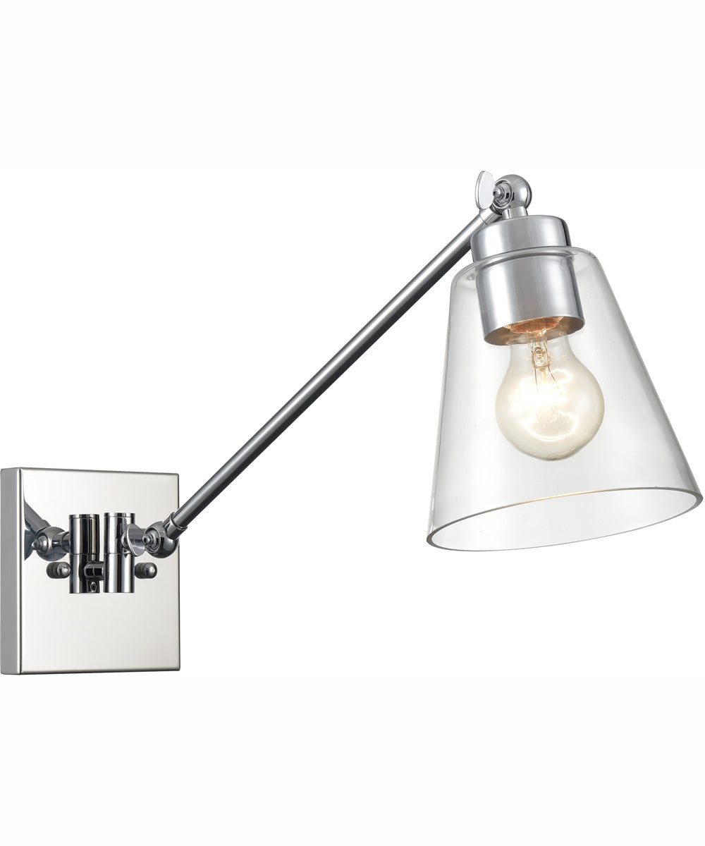 East Point 14.5'' High 1-Light Swingarm Sconce - Polished Chrome