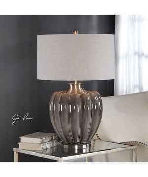 Adler Smoky Gray Table Lamp