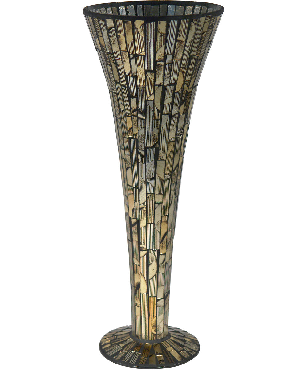 20 Inch H Boa Tall Mosaic Art Glass Vase