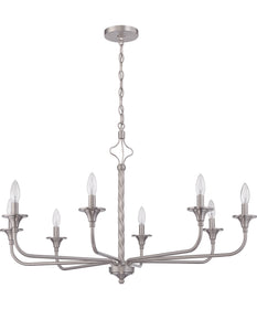 Jolenne 8-Light Chandelier Brushed Polished Nickel