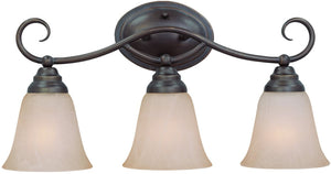 21"W Cordova 3-Light Bath Vanity Light Old Bronze