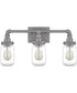 Squire Large 3-light Bath Light Galvanized