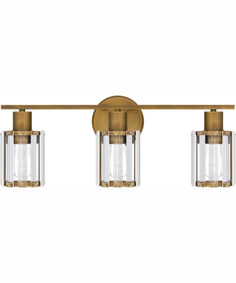 Isla Large 3-light Bath Light Weathered Brass