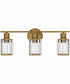 Isla Large 3-light Bath Light Weathered Brass