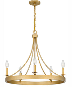 Aspyn 5-light Chandelier Light Gold