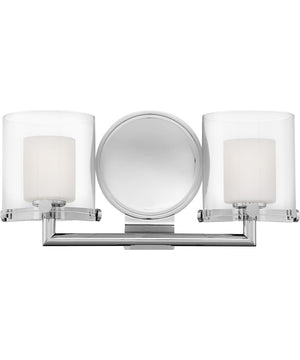 Rixon 2-Light Vanity in Chrome