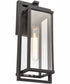 Gladwyn 16.5'' High 1-Light Outdoor Sconce - Matte Black