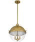 Perrine 3-light Pendant Weathered Brass