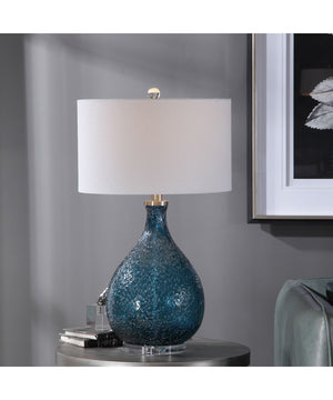 Eline Blue Glass Table Lamp