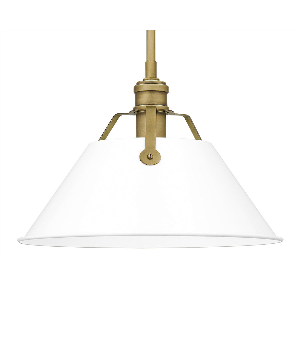 Jessup Small 1-light Mini Pendant Weathered Brass