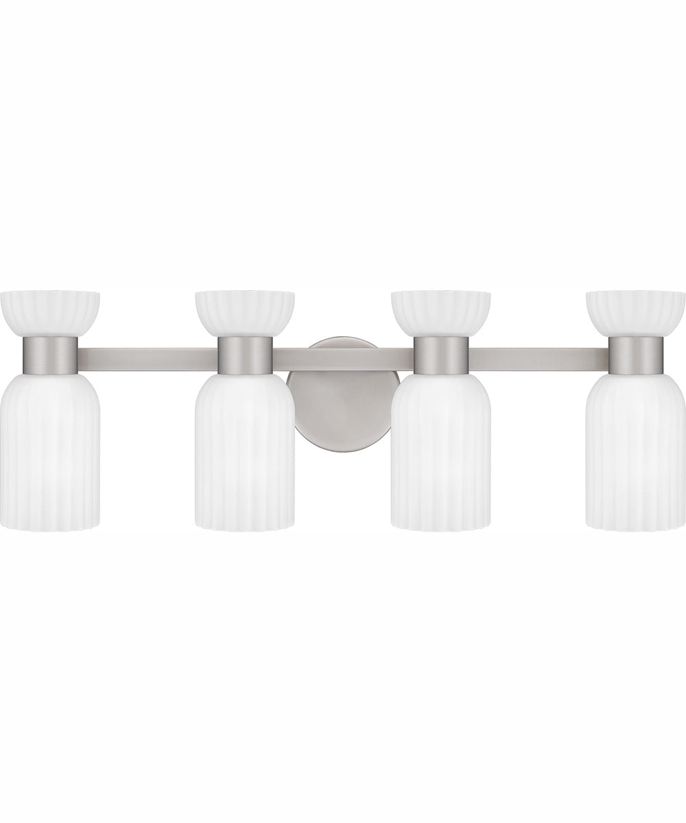 Rembrandt Extra Large 4-light Bath Light Brushed Nickel