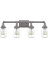 Squire Extra Large 4-light Bath Light Galvanized