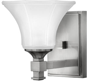 7"W Abbie 1-Light Bath Vanity Brushed Nickel