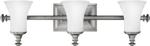 27"W Alice 3-Light Bath Vanity Antique Nickel