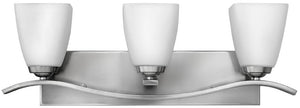 23"W Josie 3-Light Bath Vanity Brushed Nickel