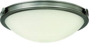 19"W Maxwell 3-Light Flush Mount Antique Nickel 3783AN