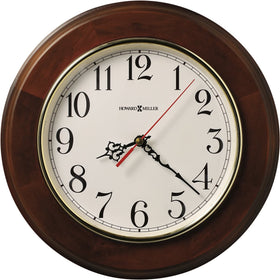 12"H Brentwood Quartz Wall Clock Windsor Cherry